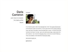 Tablet Screenshot of darlacameron.com